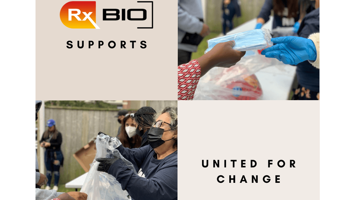RxBIO supporting the Turkey Thanksgiving Drive by providing masks to the public